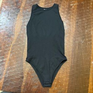 OQQ Women’s Black Tank Body Suit